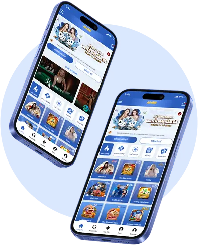 Sân khấu thể thao điện tử sôi động với game thủ đang thi đấu, hiệu ứng ánh sáng xanh và vàng, phong cách cyberpunk, thể hiện cá cược esports tại fh88 bet